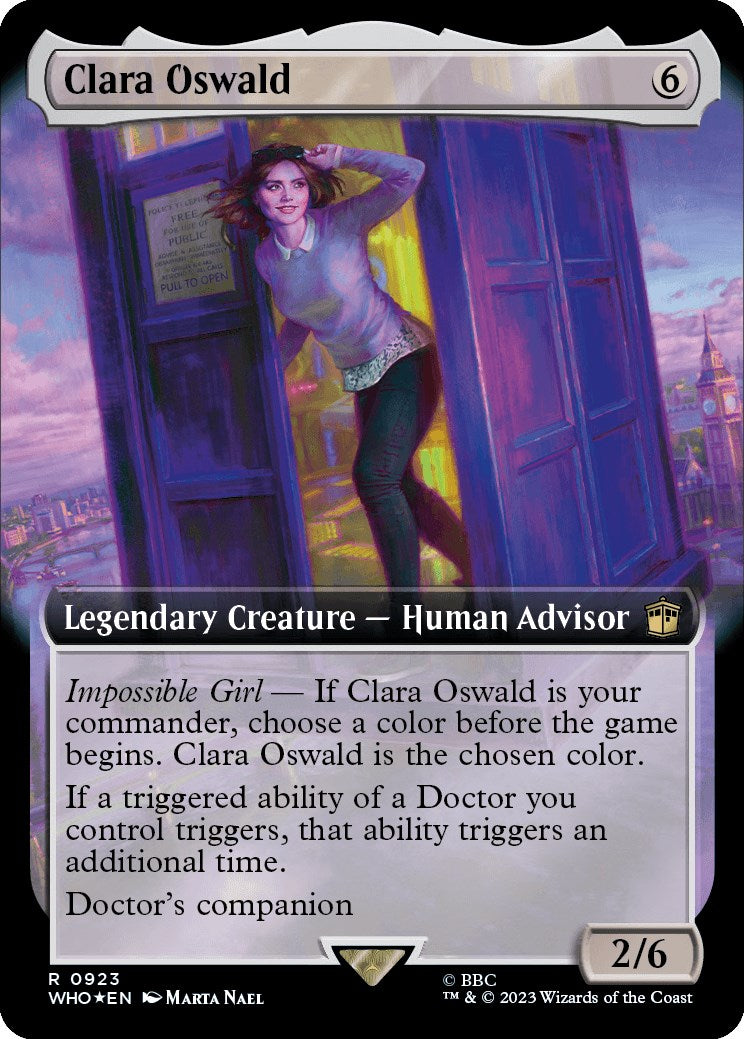 Clara Oswald (Extended Art) (Surge Foil) [Doctor Who] | The Clever Kobold