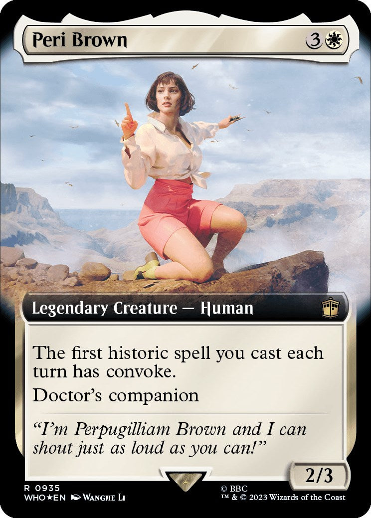 Peri Brown (Extended Art) (Surge Foil) [Doctor Who] | The Clever Kobold