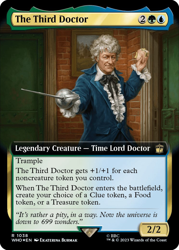 The Third Doctor (Extended Art) (Surge Foil) [Doctor Who] | The Clever Kobold