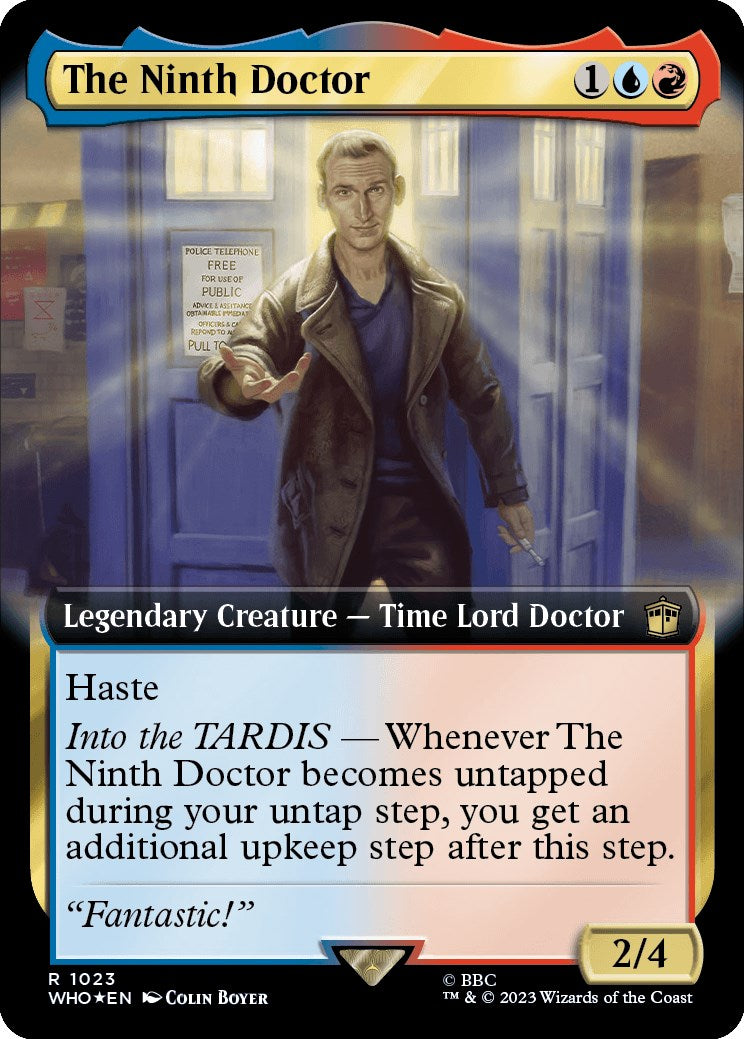 The Ninth Doctor (Extended Art) (Surge Foil) [Doctor Who] | The Clever Kobold