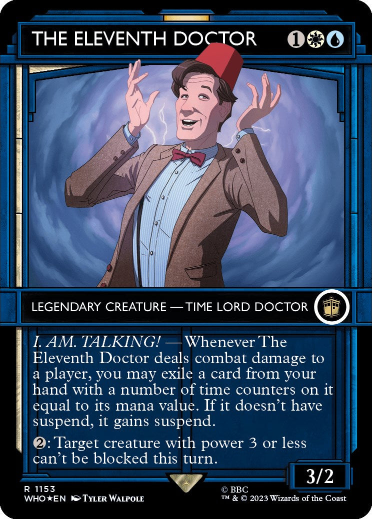 The Eleventh Doctor (Showcase) (Surge Foil) [Doctor Who] | The Clever Kobold