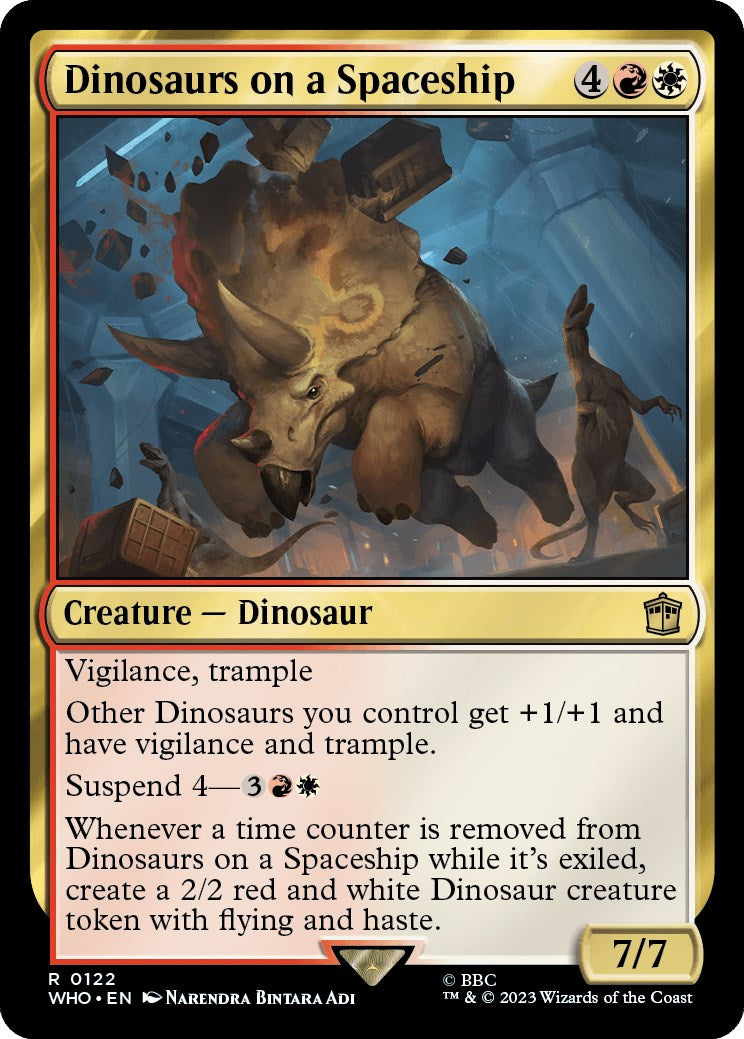Dinosaurs on a Spaceship [WHO - 122]