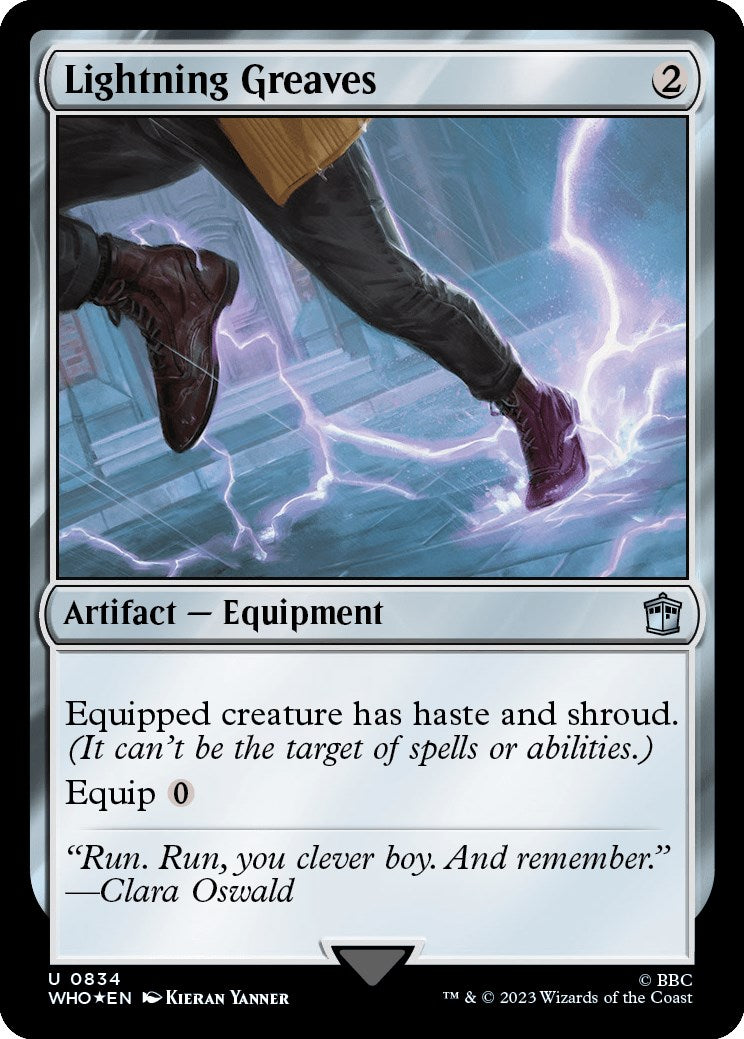Lightning Greaves (Surge Foil) [WHO - 834]