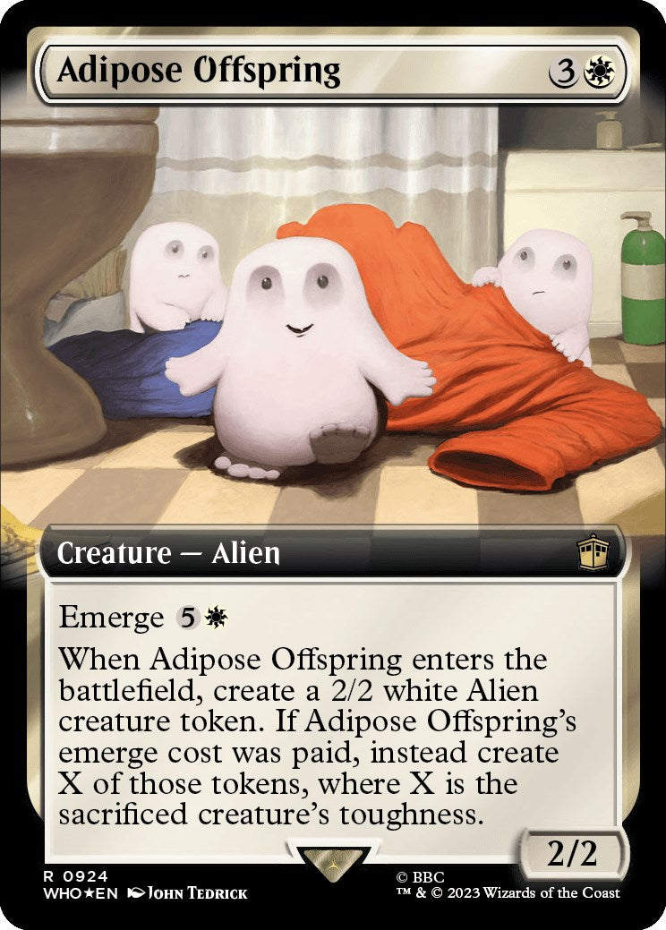 Adipose Offspring (Extended Art) (Surge Foil) [WHO - 924]