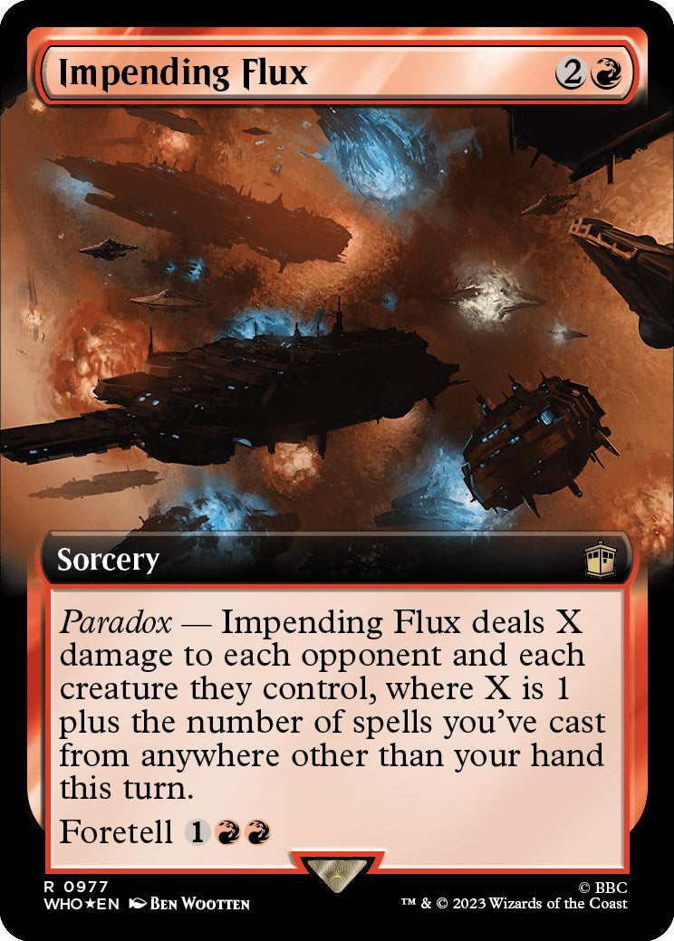 Impending Flux (Extended Art) (Surge Foil)