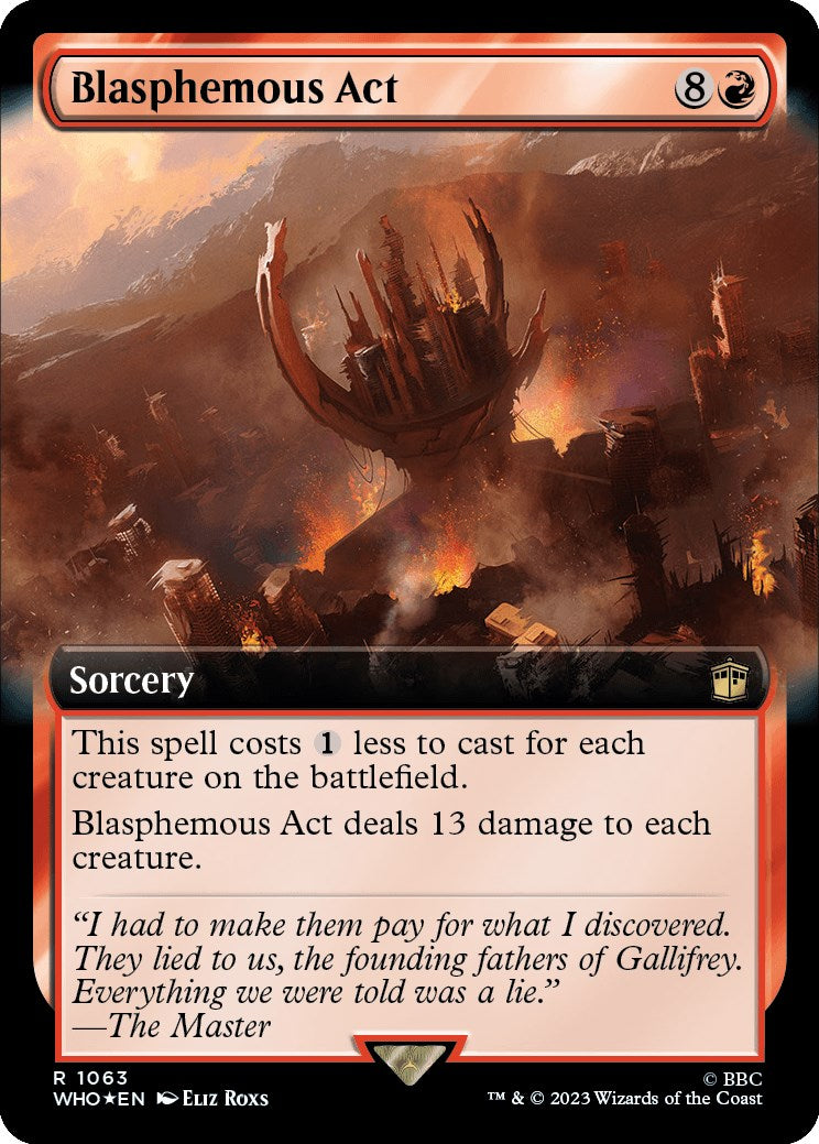 Blasphemous Act (Extended Art) (Surge Foil) [WHO - 1063]