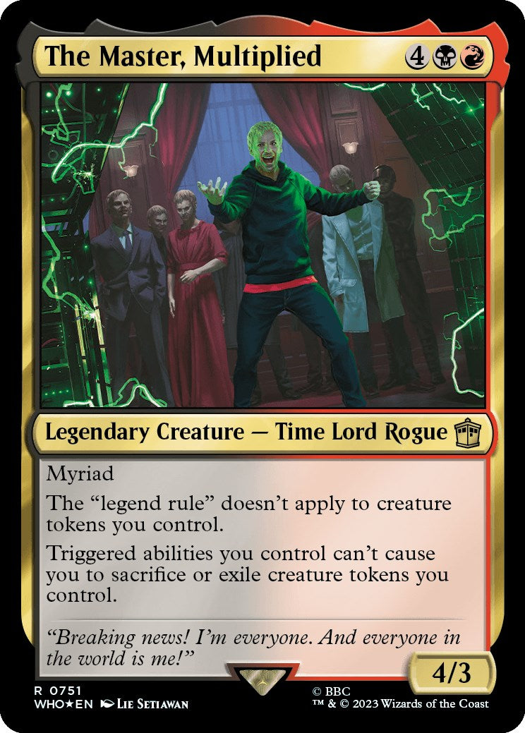 The Master, Multiplied (Surge Foil) [WHO - 751]