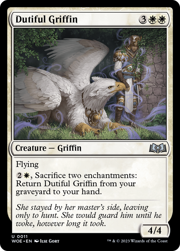 Dutiful Griffin [Wilds of Eldraine] | The Clever Kobold