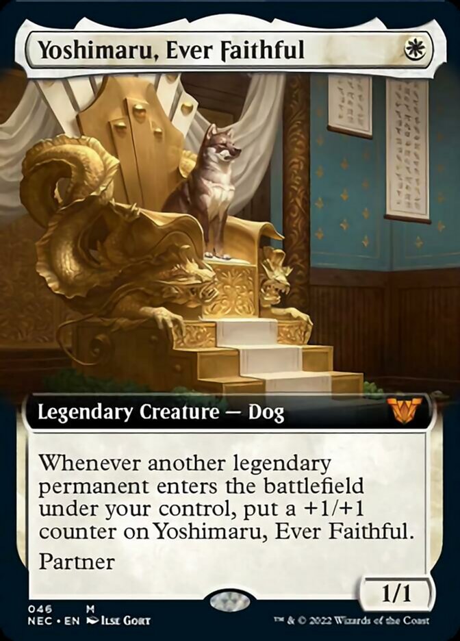 Yoshimaru, Ever Faithful (Extended Art) [Kamigawa: Neon Dynasty Commander] | The Clever Kobold