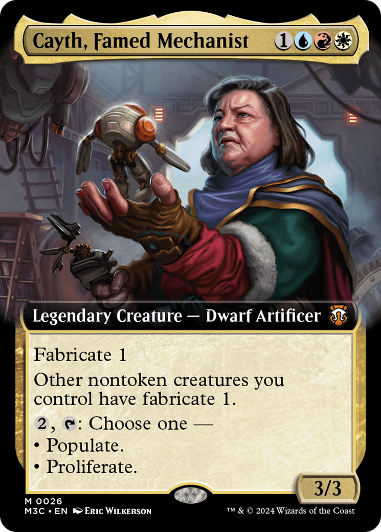 Cayth, Famed Mechanist (Extended Art) [Modern Horizons 3 Commander] | The Clever Kobold