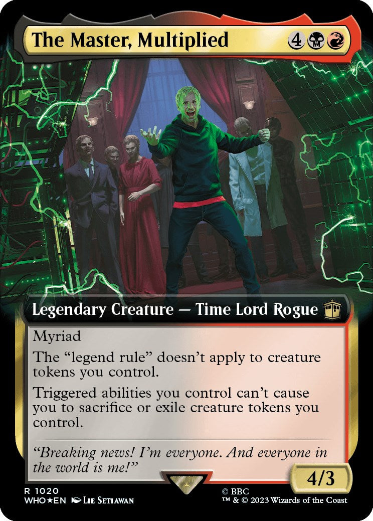The Master, Multiplied (Extended Art) (Surge Foil) [WHO - 1020]