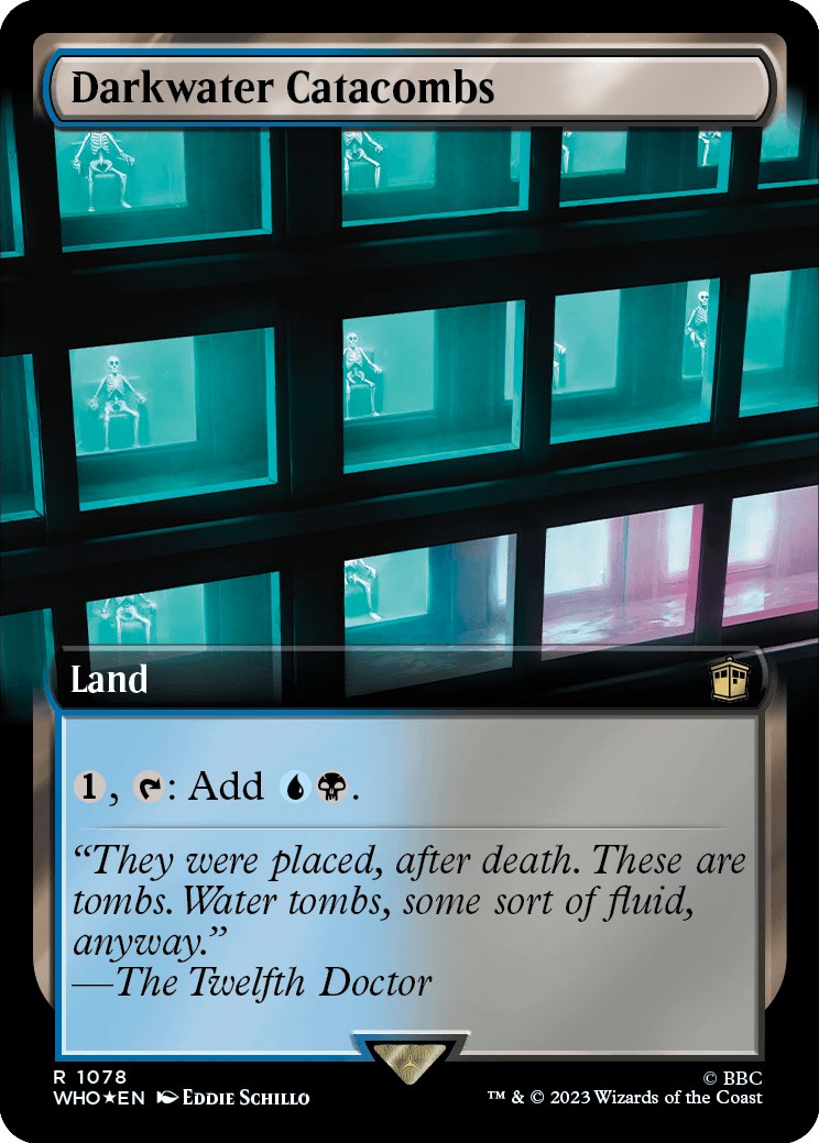 Darkwater Catacombs (Extended Art) (Surge Foil) [WHO - 1078]
