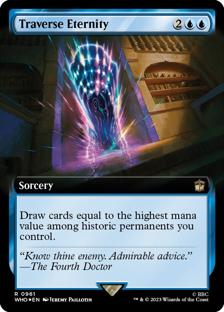 Traverse Eternity (Extended Art) (Surge Foil) [WHO - 961]
