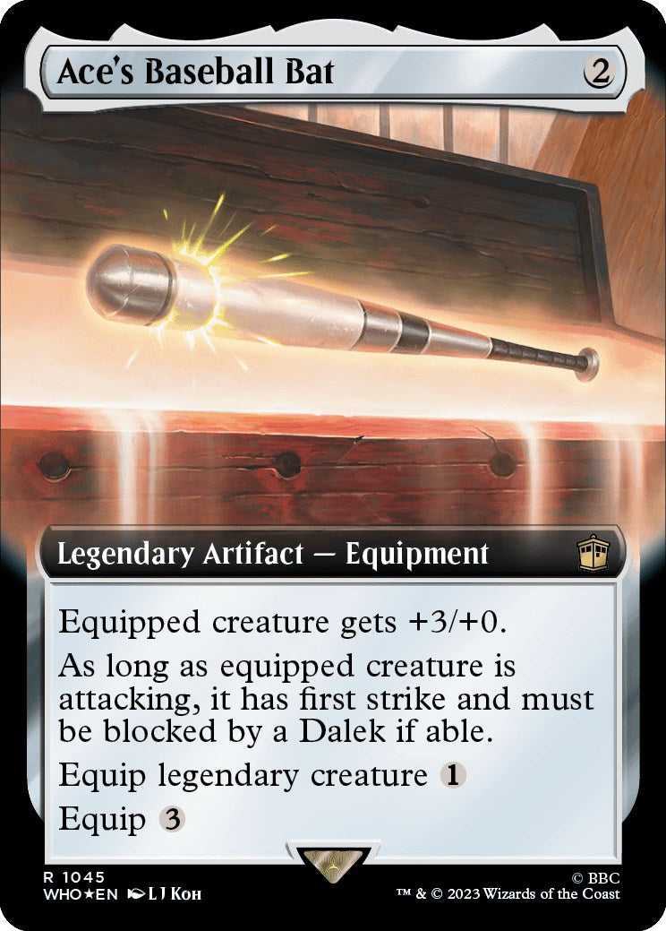 Ace's Baseball Bat (Extended Art) (Surge Foil) [WHO - 1045]
