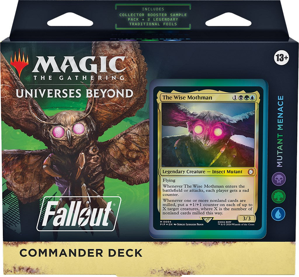 Fallout: Out of the Vault - Mutant Menace Commander Deck | The Clever Kobold