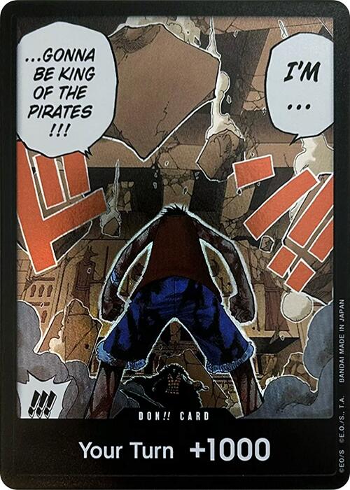 DON!! Card (Luffy vs. Crocodile) (Devil Fruits Collection Vol. 1)