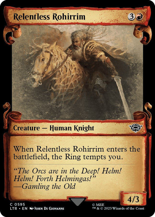 Relentless Rohirrim (Showcase Scrolls) [LTR - 595]