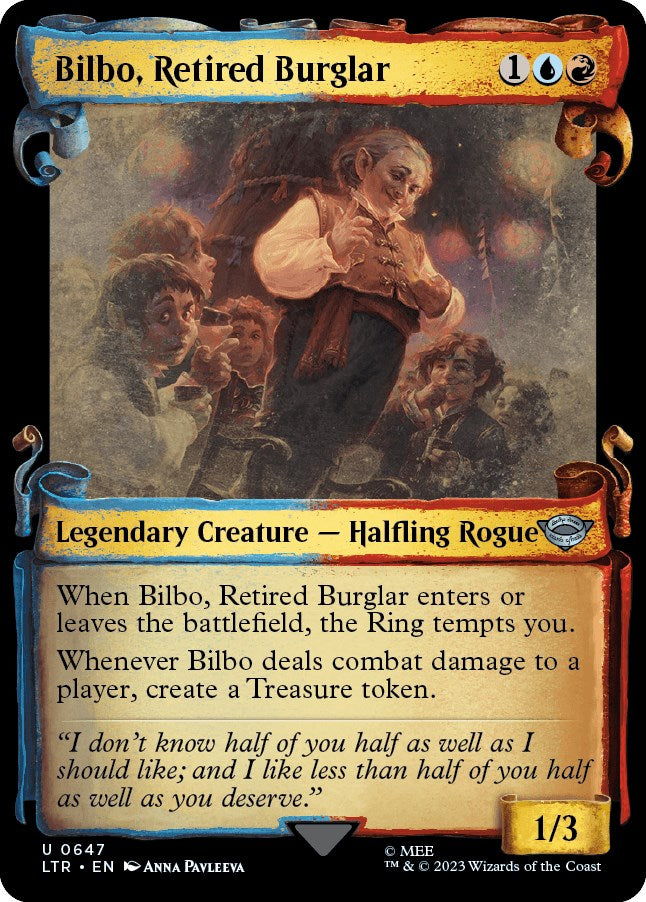 Bilbo, Retired Burglar (Showcase Scrolls) [LTR - 647]