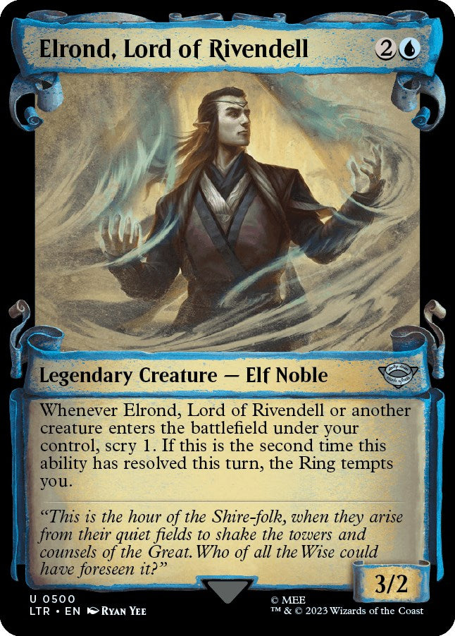 Elrond, Lord of Rivendell (Showcase Scrolls) [LTR - 500]