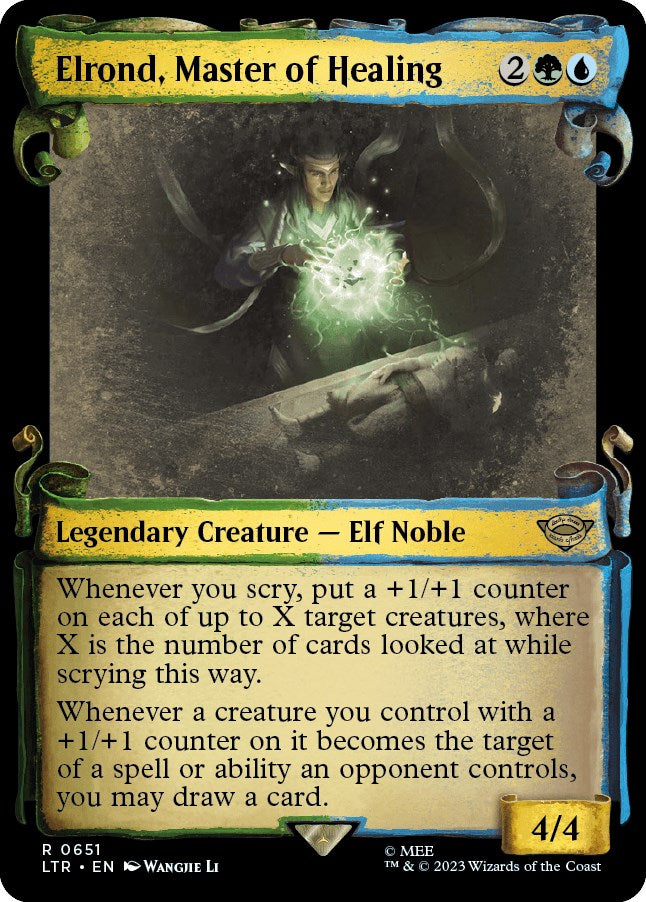 Elrond, Master of Healing (Showcase Scrolls) [LTR - 651]