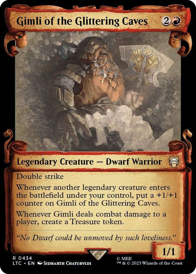 Gimli of the Glittering Caves (Showcase Scrolls) [LTC - 434]