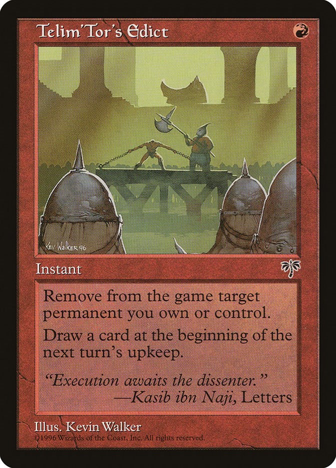 Telim'Tor's Edict [MIR - N/A]