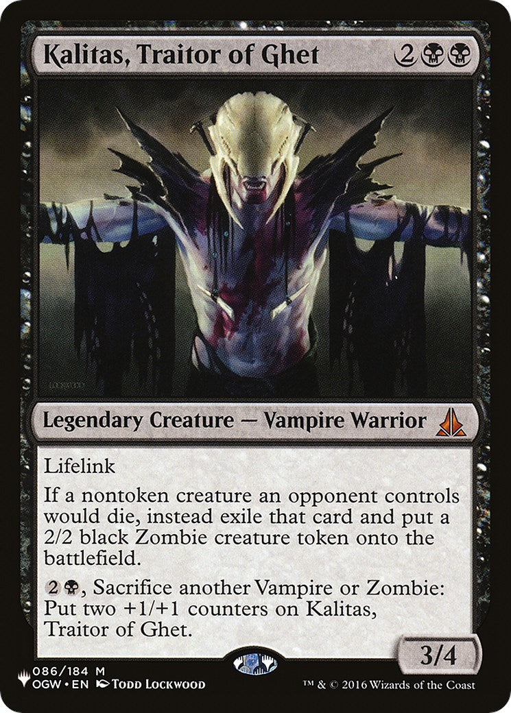 Kalitas, Traitor of Ghet [LIST - 086/184]