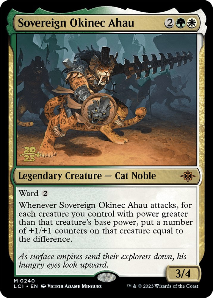 Sovereign Okinec Ahau [The Lost Caverns of Ixalan Prerelease Cards] | The Clever Kobold