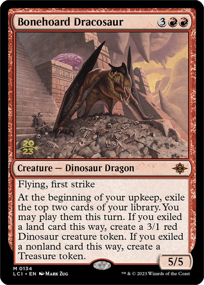 Bonehoard Dracosaur [The Lost Caverns of Ixalan Prerelease Cards] | The Clever Kobold