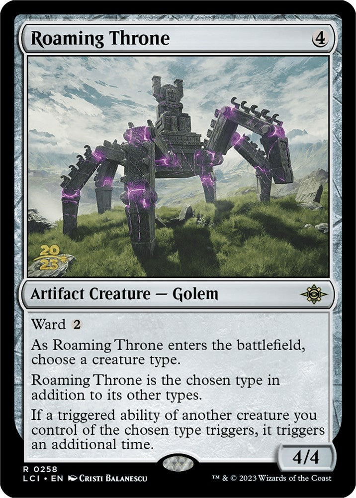 Roaming Throne [The Lost Caverns of Ixalan Prerelease Cards] | The Clever Kobold