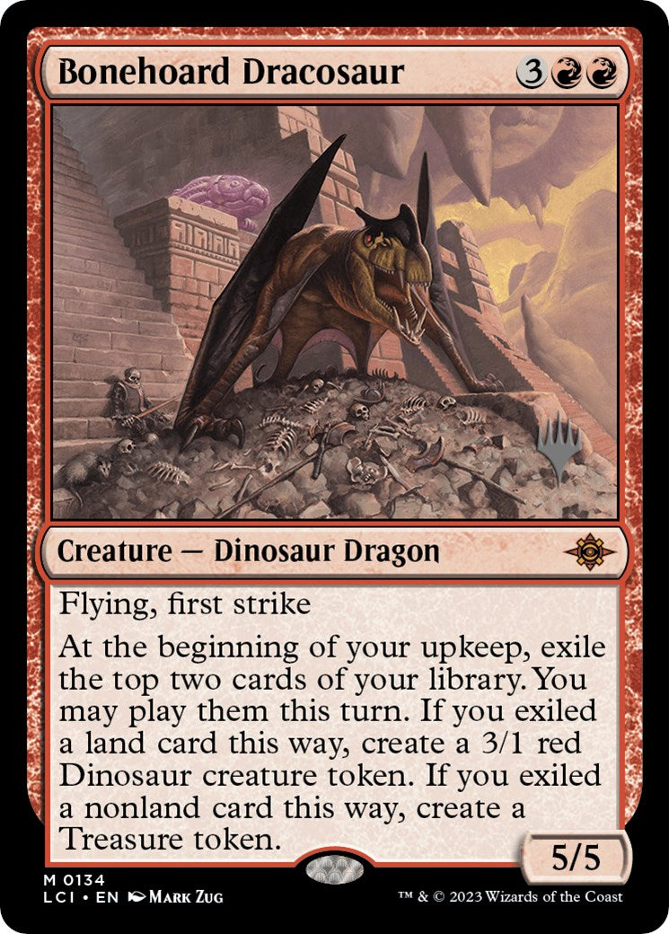 Bonehoard Dracosaur (Promo Pack) [The Lost Caverns of Ixalan Promos] | The Clever Kobold