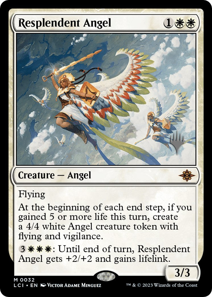 Resplendent Angel (Promo Pack) [The Lost Caverns of Ixalan Promos] | The Clever Kobold