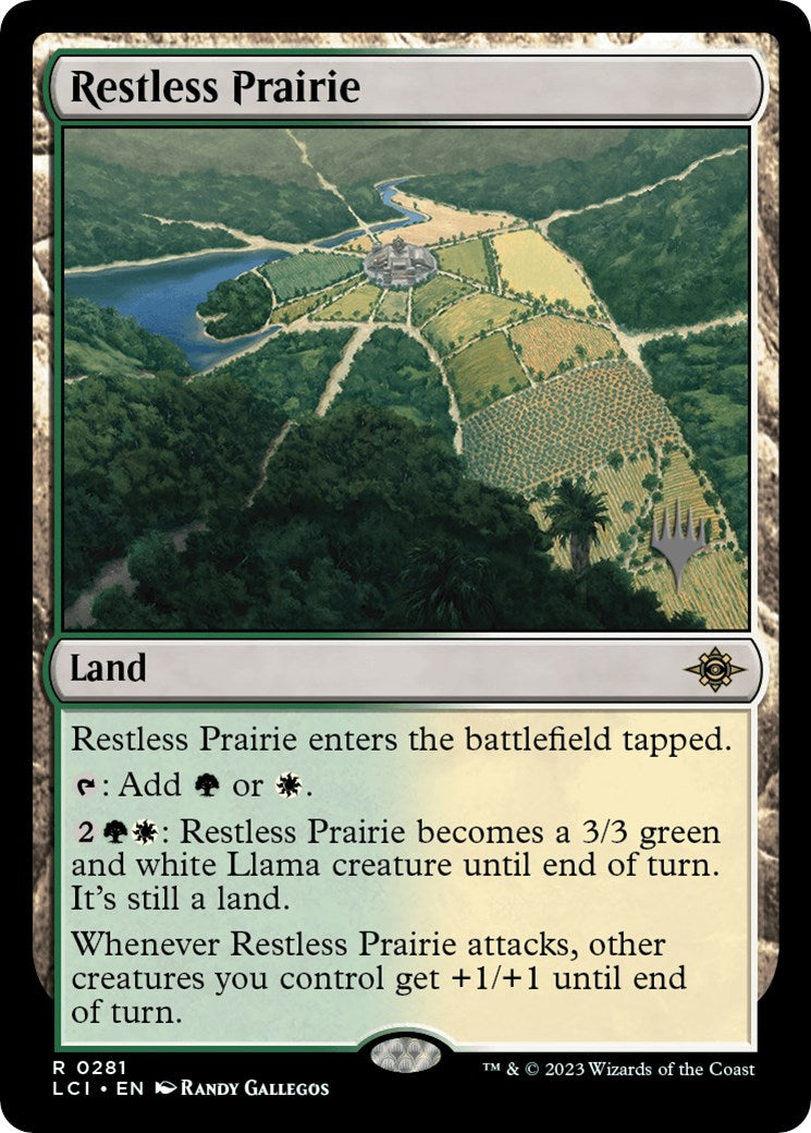 Restless Prairie (Promo Pack) [The Lost Caverns of Ixalan Promos] | The Clever Kobold