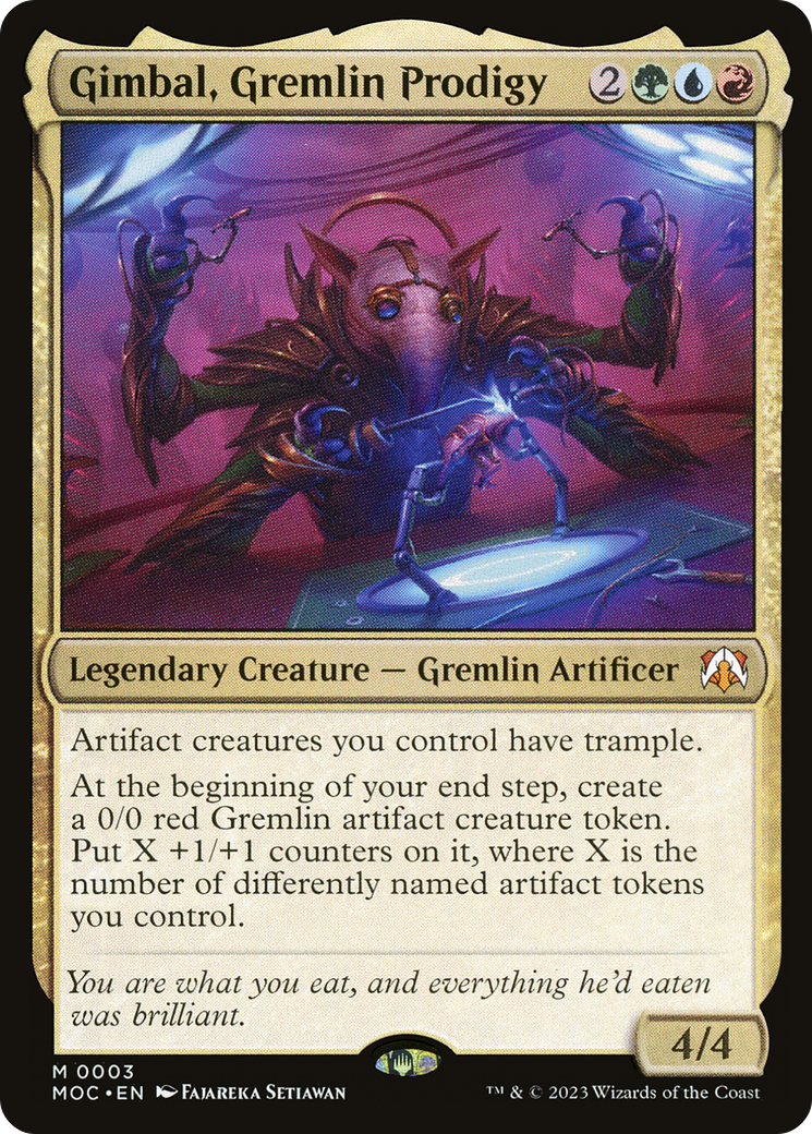 Gimbal, Gremlin Prodigy [March of the Machine Commander] | The Clever Kobold