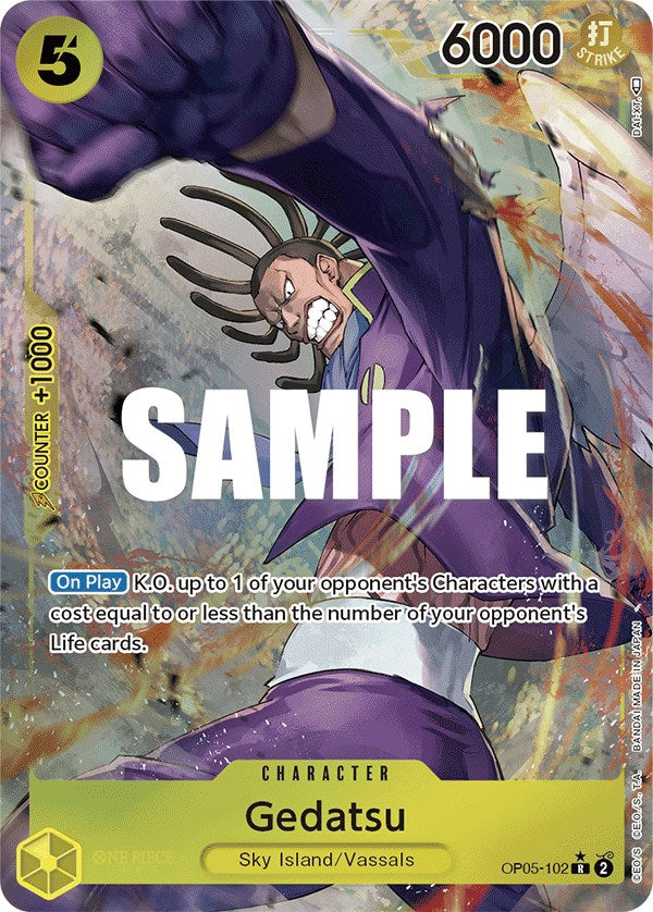 Gedatsu (Alternate Art) [OP05 - OP05-102]