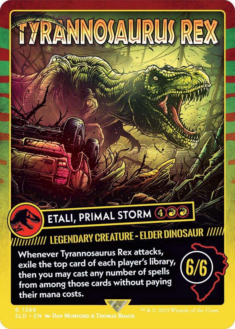 Tyrannosaurus Rex - Etali, Primal Storm [Secret Lair Drop Series] | The Clever Kobold