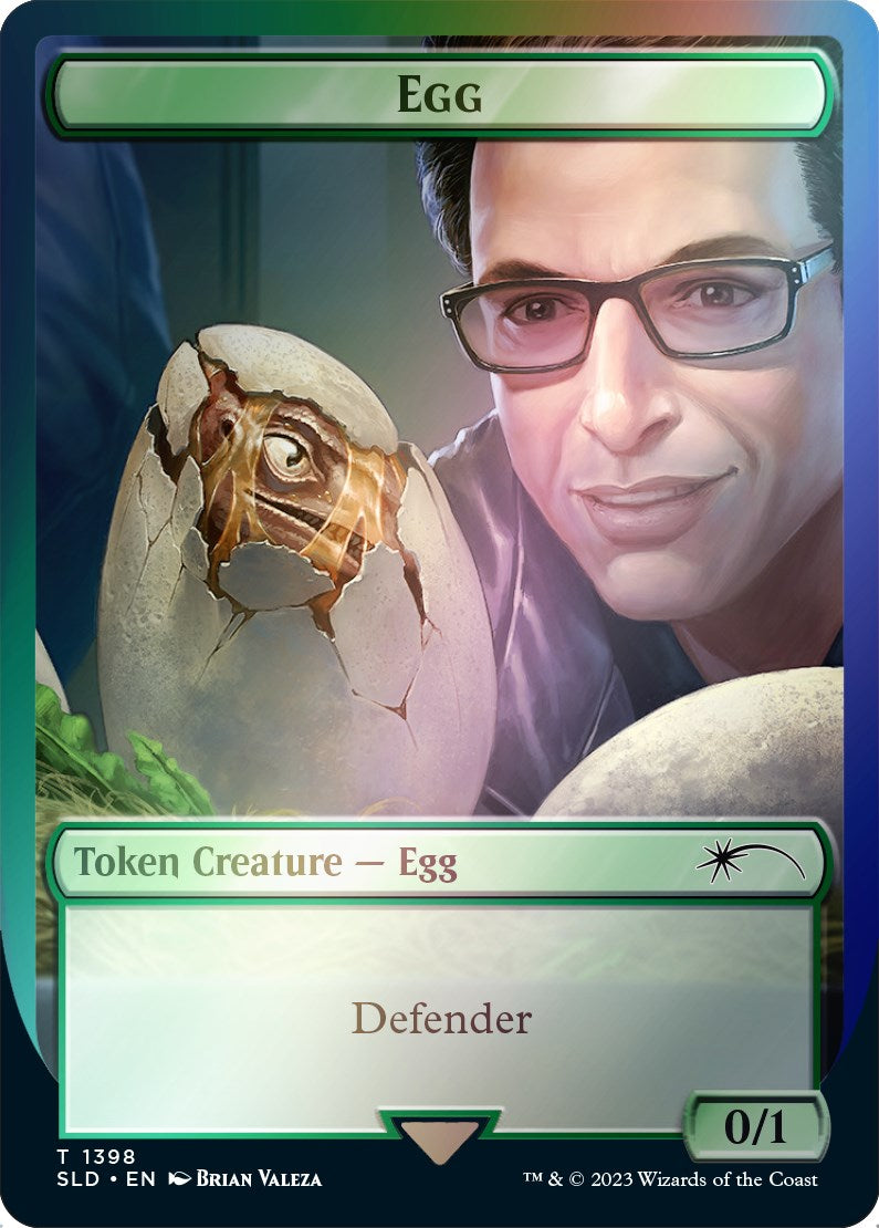 Egg Token (Rainbow Foil) [Secret Lair Drop Series] | The Clever Kobold