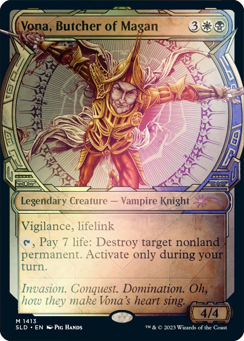 Vona, Butcher of Magan (Rainbow Foil) [SLD - 1413]