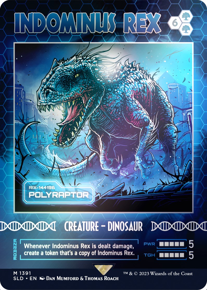 Indominus Rex - Polyraptor (Rainbow Foil) [Secret Lair Drop Series] | The Clever Kobold