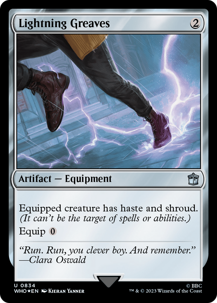 Lightning Greaves (Surge Foil) [Doctor Who] | The Clever Kobold