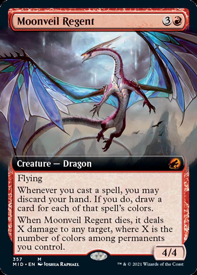 Moonveil Regent (Extended Art) [Innistrad: Midnight Hunt] | The Clever Kobold