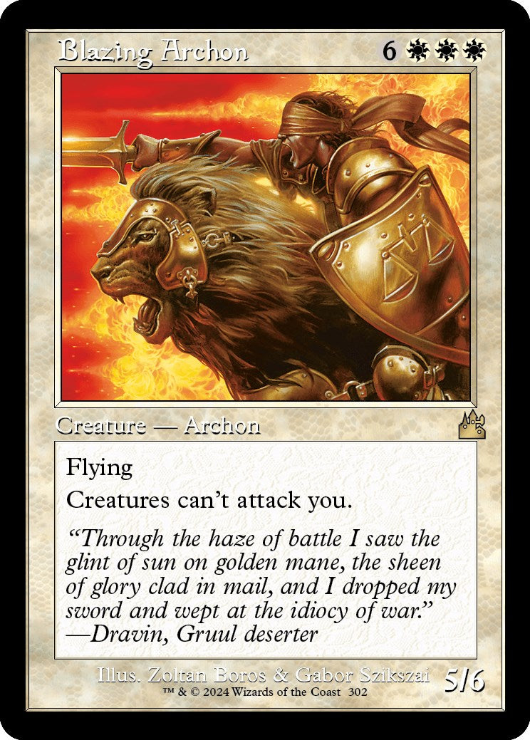 Blazing Archon (Retro Frame) [RVR - 302]
