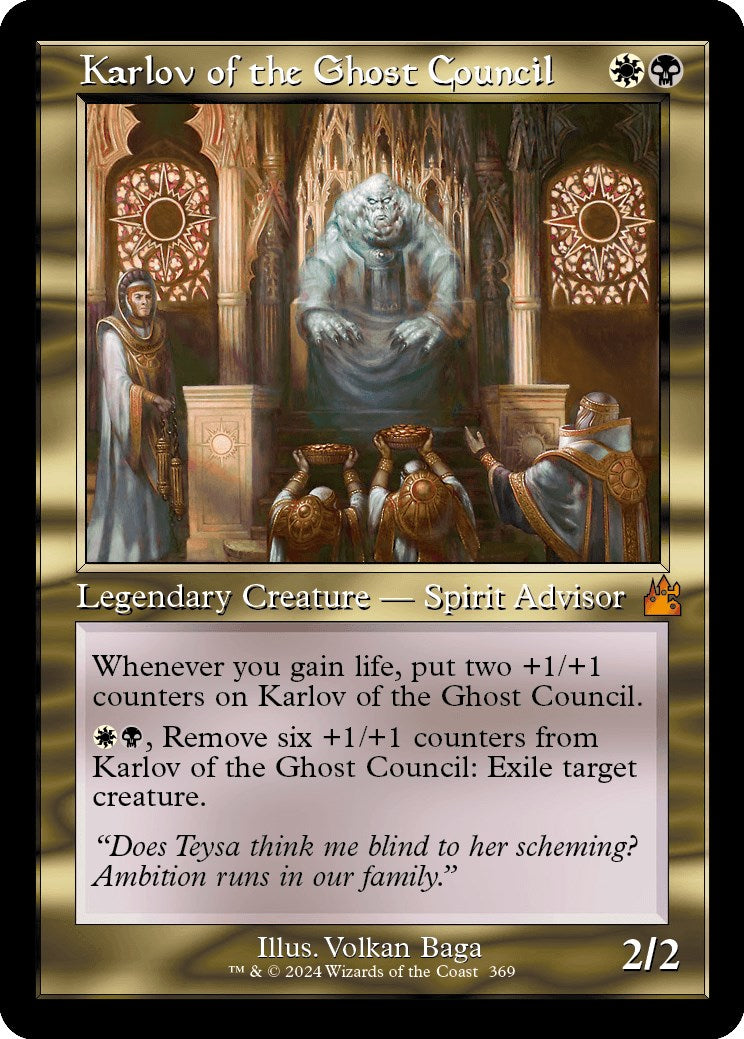 Karlov of the Ghost Council (Retro Frame)