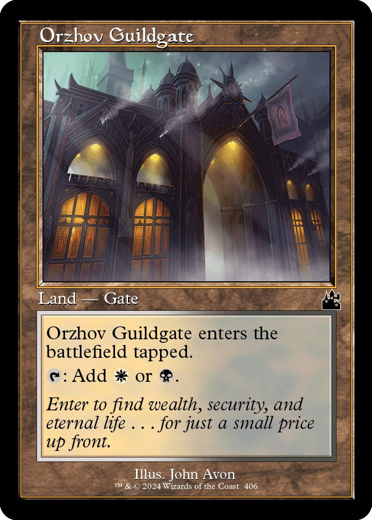 Orzhov Guildgate (Retro Frame)