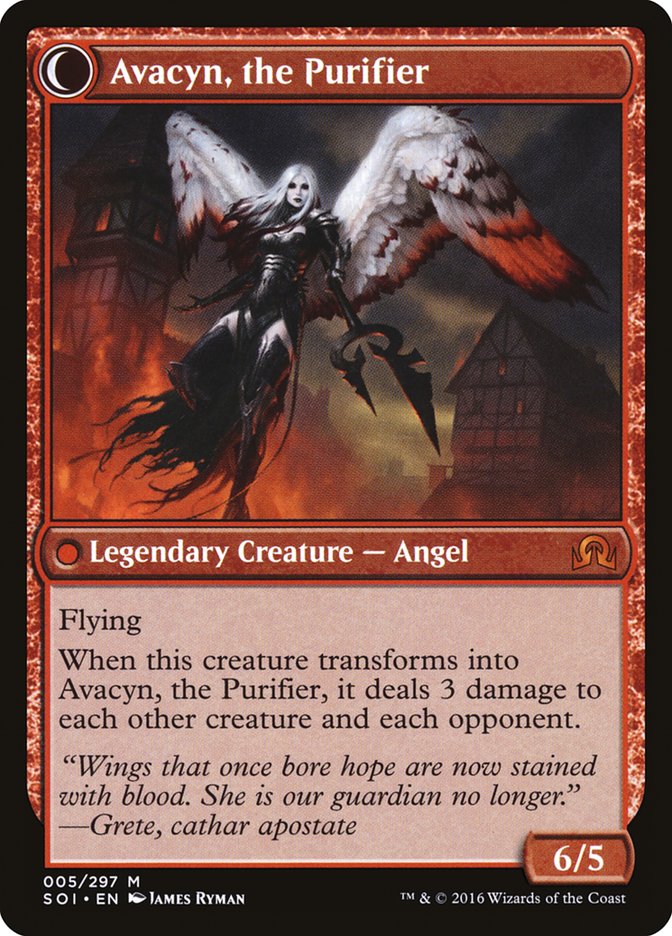 Archangel Avacyn // Avacyn, the Purifier [Shadows over Innistrad] | The Clever Kobold