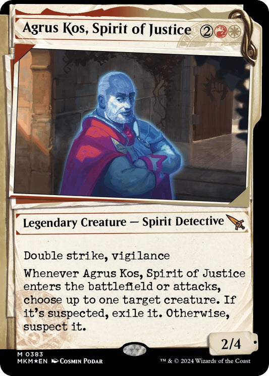 Agrus Kos, Spirit of Justice (Showcase) (Invisible Ink)