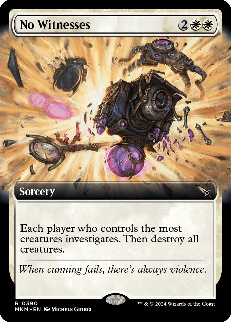 No Witnesses (Extended Art)