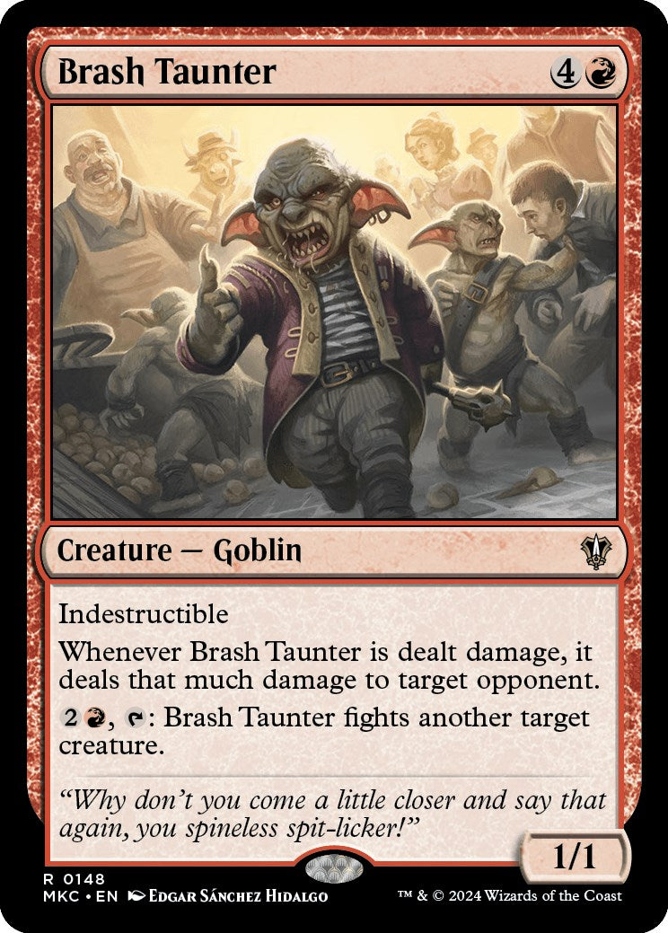 Brash Taunter [Murders at Karlov Manor Commander] | The Clever Kobold