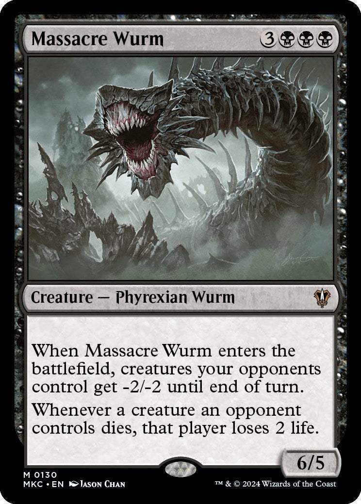 Massacre Wurm [Murders at Karlov Manor Commander] | The Clever Kobold