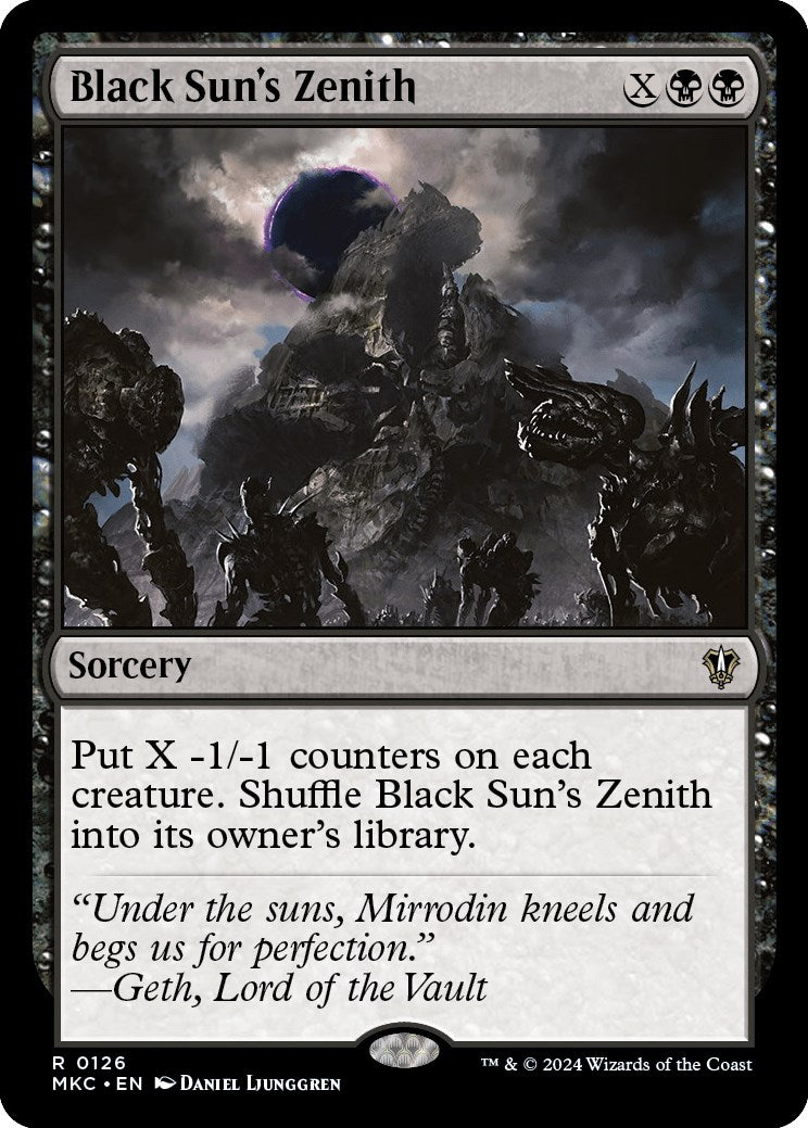 Black Sun's Zenith [MKC - 126]
